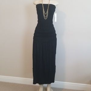 Strapless Maxi Dress - Black
